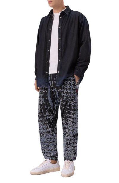 Джоггеры DIESEL голубого цвета по цене 52250 руб., арт. A21576/0PGBE, фото 2 Джоггеры DIESEL, арт. A21576/0PGBE, фото 2