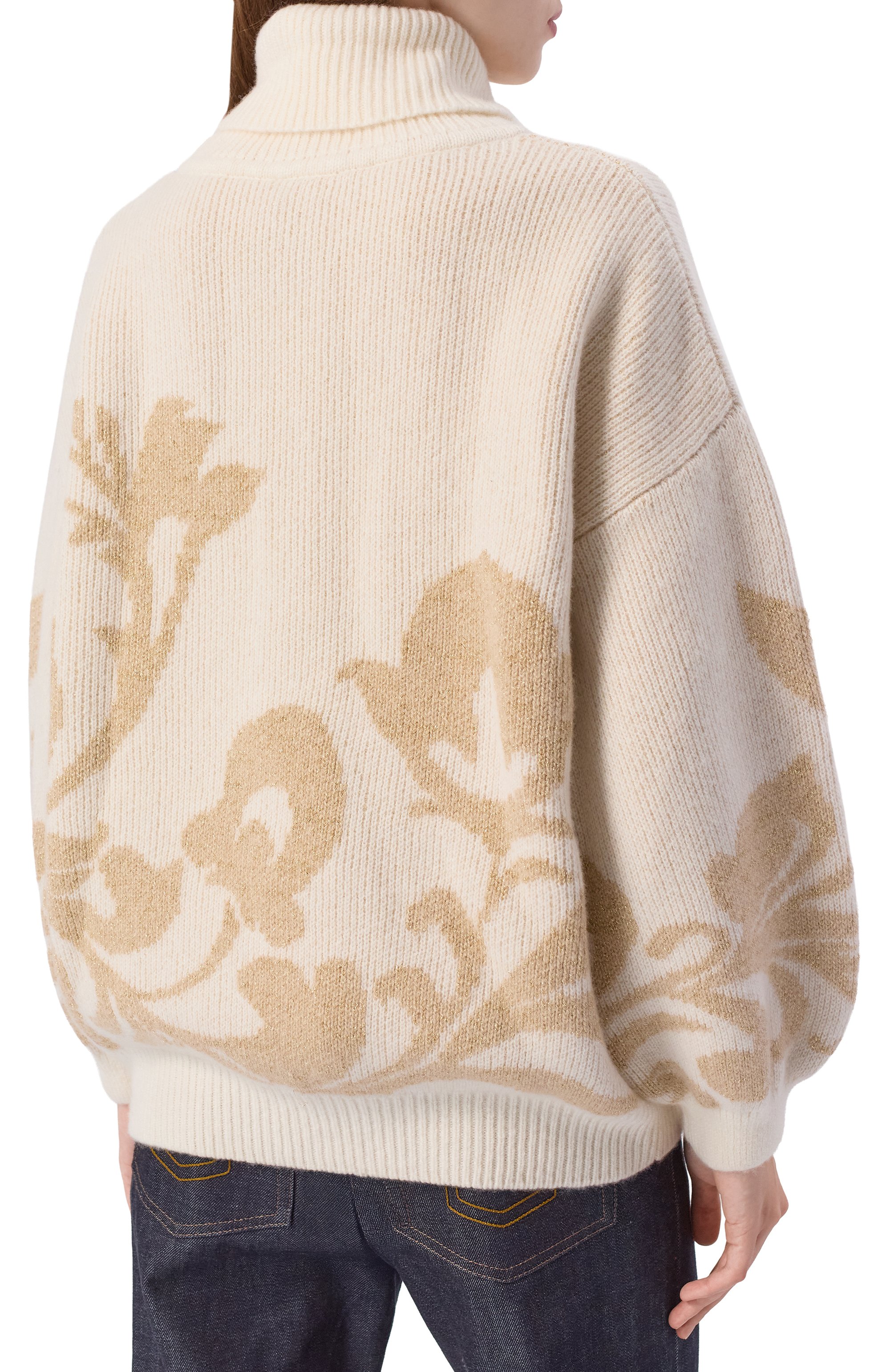 Свитер из кашемира и вискозы ХОХЛОМА Х АЛЕНА АХМАДУЛЛИНА, арт. WKT1112, фото 4