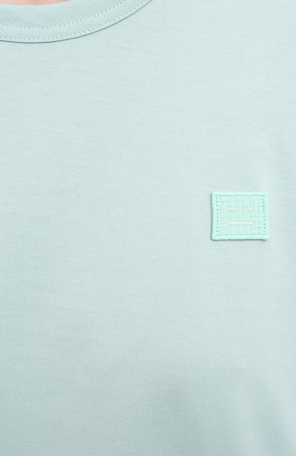 Хлопковая футболка ACNE STUDIOS светло-зеленого цвета по цене 17100 руб., арт. 25E173/W, фото 5 Хлопковая футболка ACNE STUDIOS, арт. 25E173/W, фото 5
