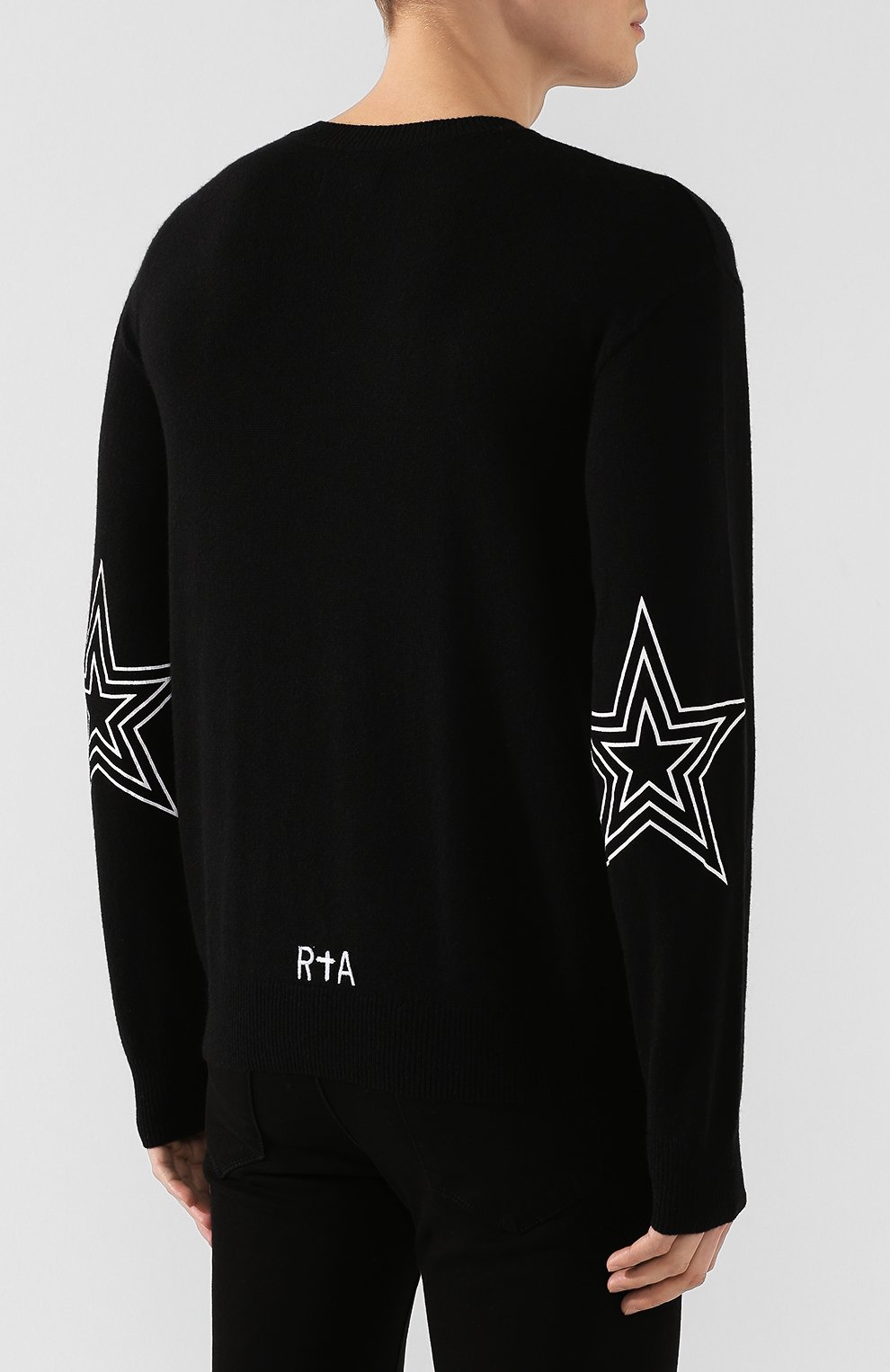 Кашемировый джемпер RTA, арт. MH9CS-7119BLK, фото 4