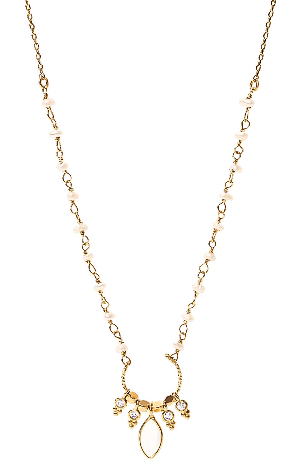 Колье HANKA_IN, арт. QUEEN-C0-PEB-PDL-0.5M, фото 3