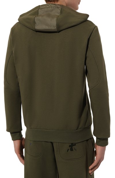 Хлопковая толстовка PREMIATA хаки цвета по цене 27400 руб., арт. PR462, фото 4 Хлопковая толстовка PREMIATA, арт. PR462, фото 4