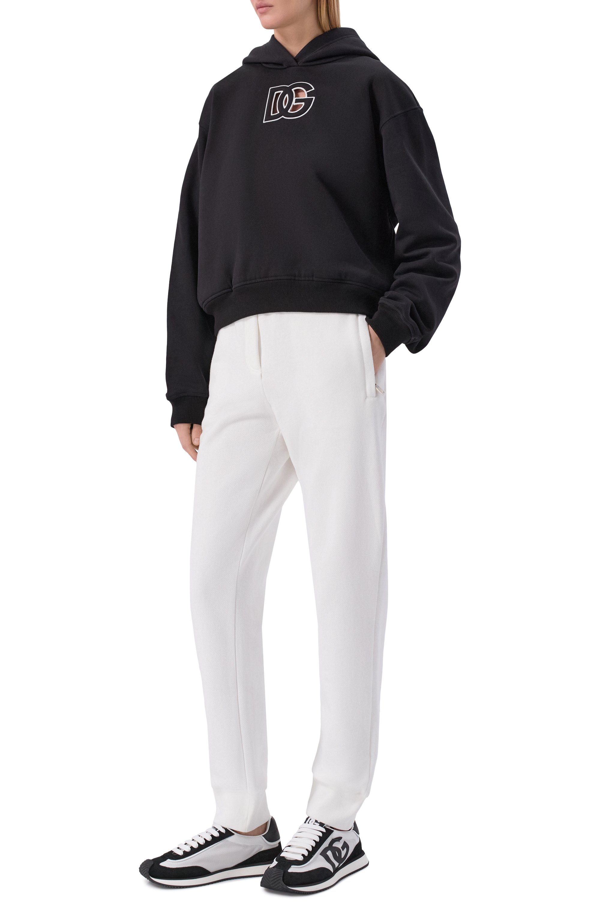 Комбинированные кроссовки dg cushion DOLCE & GABBANA, арт. CK2288/A5355, фото 3