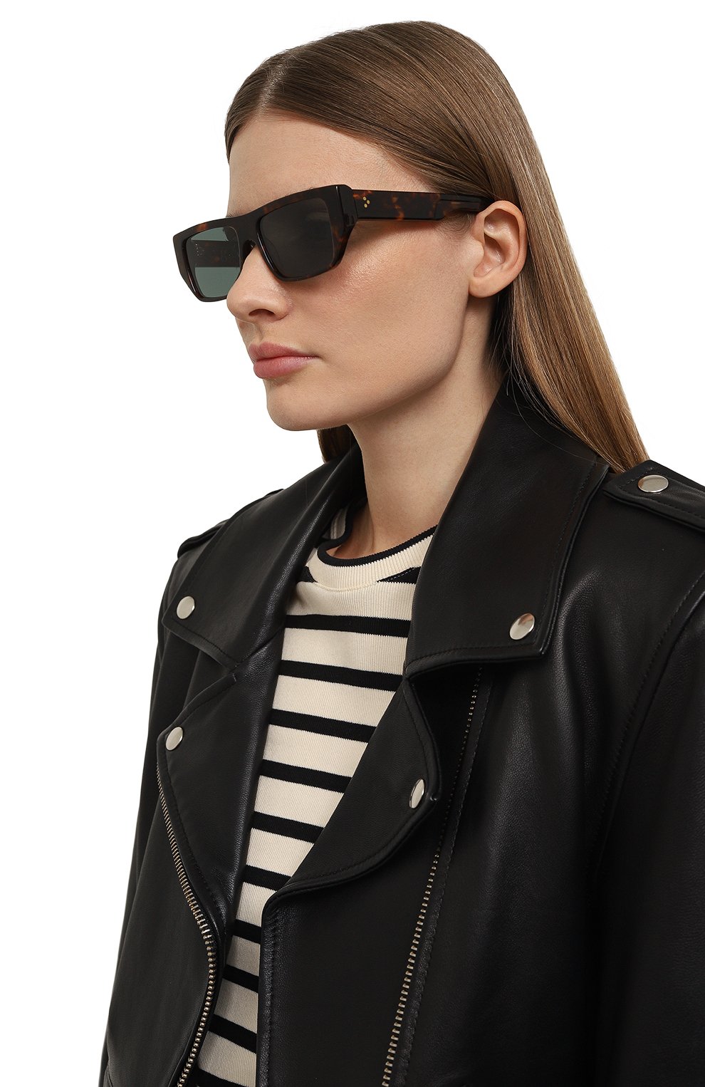 Солнцезащитные очки G.O.D. EYEWEAR, арт. TWENTY F0UR T0RT0ISE W/GREEN LENS, фото 2
