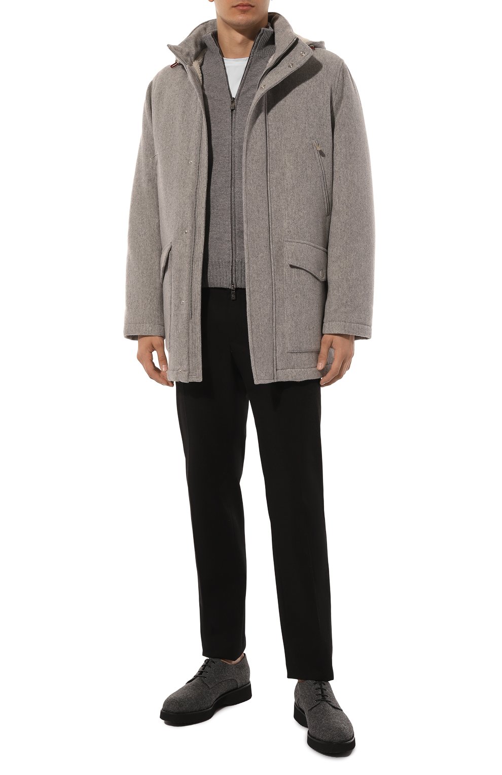 Утепленная куртка с подкладкой из овчины BRUNELLO CUCINELLI, арт. MT4976890, фото 2