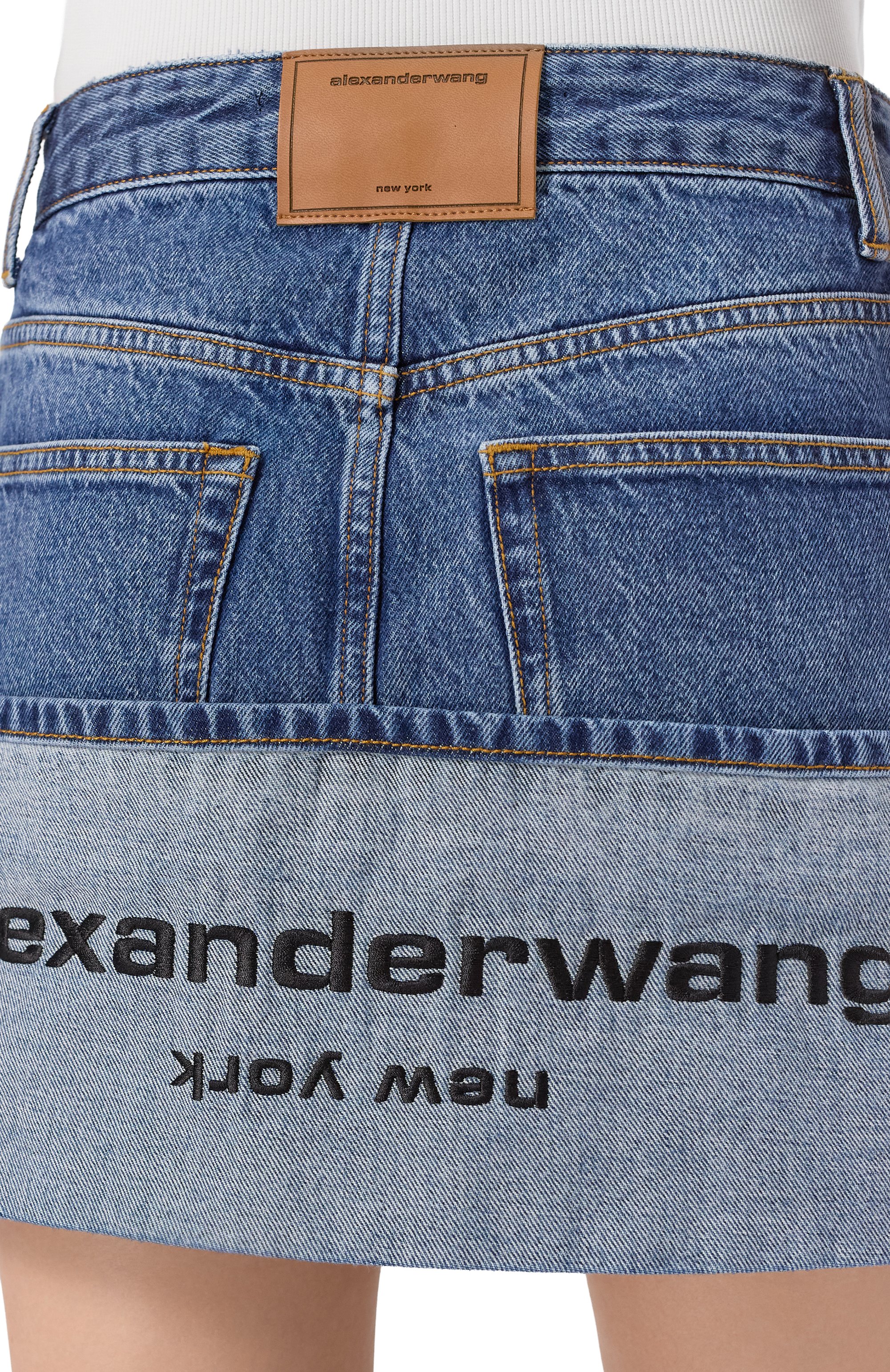 Джинсовая юбка ALEXANDER WANG, арт. 4DC3255759, фото 5