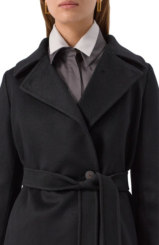 Кашемировое пальто Max Mara Studio C0LLAGE Чёрный  C0LLAGE Фото 5