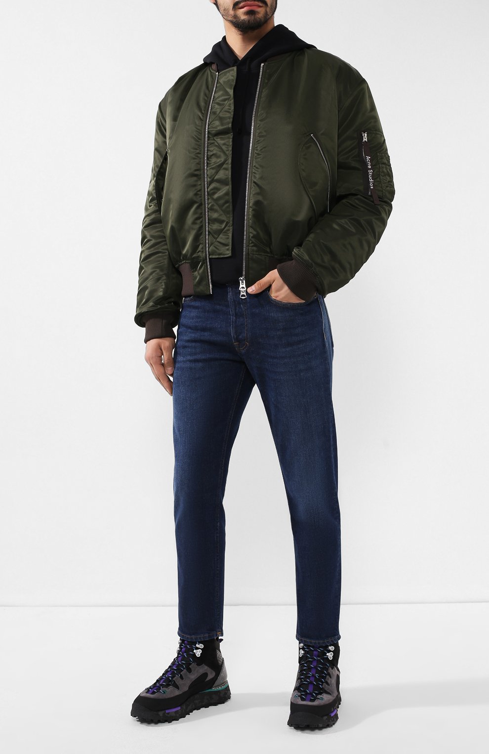 Комбинированные ботинки ACNE STUDIOS, арт. BD0065, фото 2