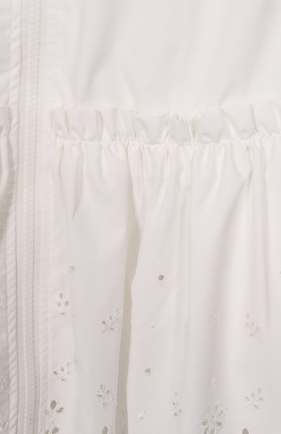 Утепленная куртка MONNALISA молочного цвета по цене 30200 руб., арт. 19G103, фото 3 Утепленная куртка MONNALISA, арт. 19G103, фото 3