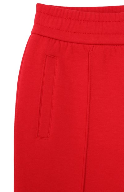 Хлопковые джоггеры EMPORIO ARMANI красного цвета по цене 19950 руб., арт. EB000891/AF10126, фото 3 Хлопковые джоггеры EMPORIO ARMANI, арт. EB000891/AF10126, фото 3
