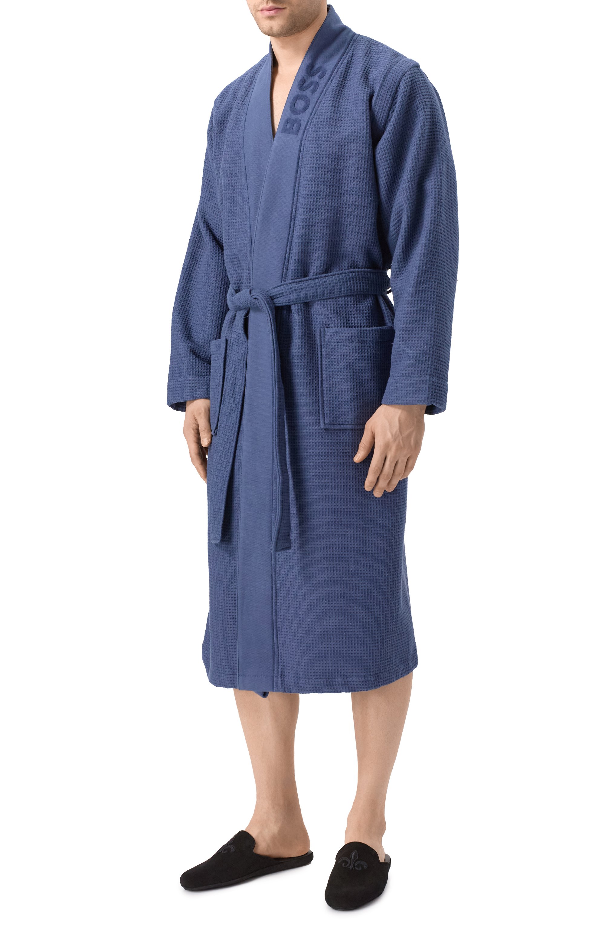 Халат из хлопка и вискозы BOSS, арт. 50469787, фото 3