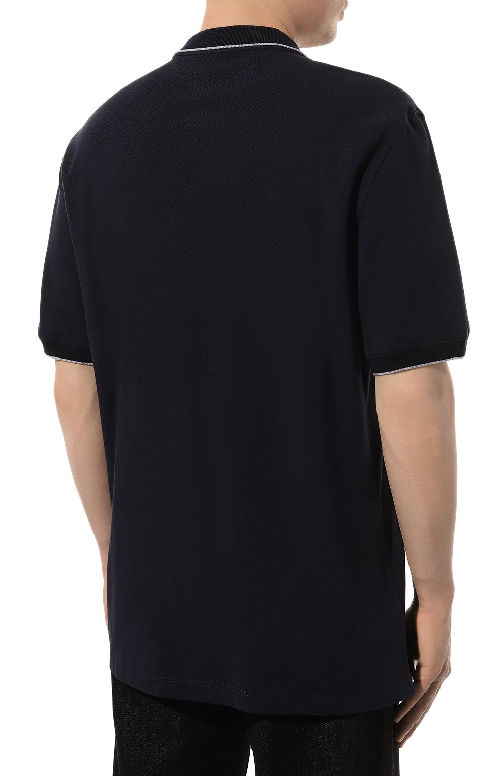 Хлопковое поло BRUNELLO CUCINELLI, арт. ME8549779G, фото 4