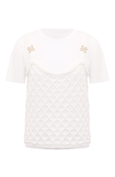 Женский хлопковый пуловер AND THE BRAND, арт. S24-TP029(TS003)-0704-100D