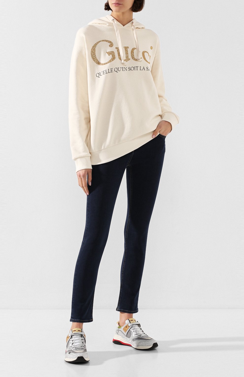 Хлопковое худи GUCCI, арт. 615061/XJCK5, фото 2