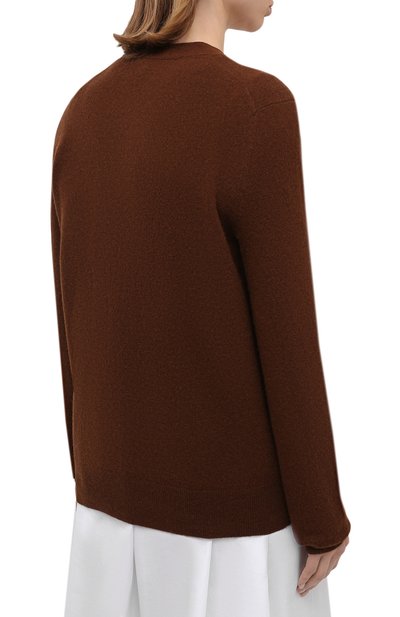 Шерстяной кардиган ACNE STUDIOS коричневого цвета по цене 28300 руб., арт. C60015/W, фото 4 Шерстяной кардиган ACNE STUDIOS, арт. C60015/W, фото 4