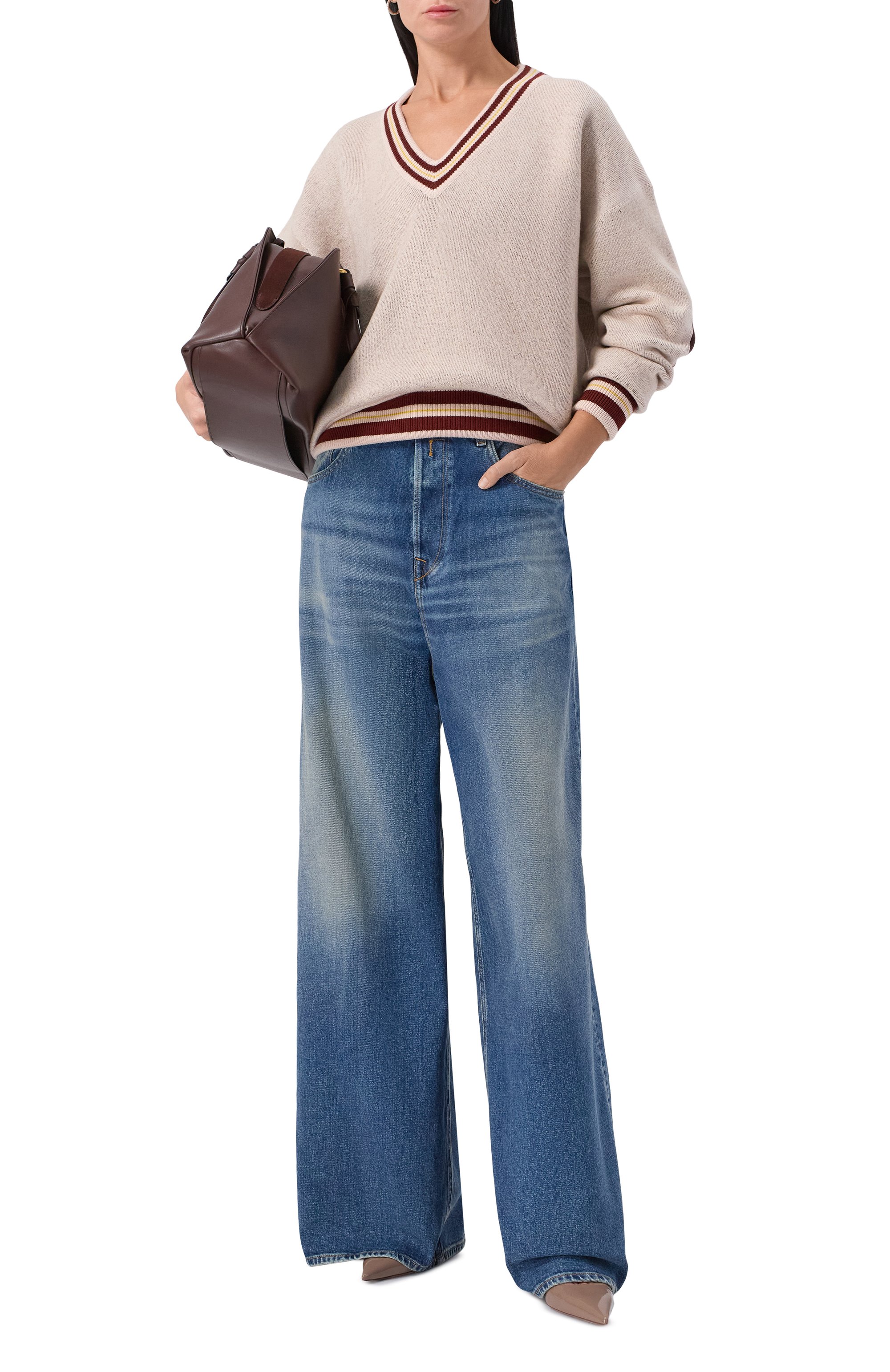 Шерстяной пуловер HALFBOY, арт. HF251WK010, фото 2