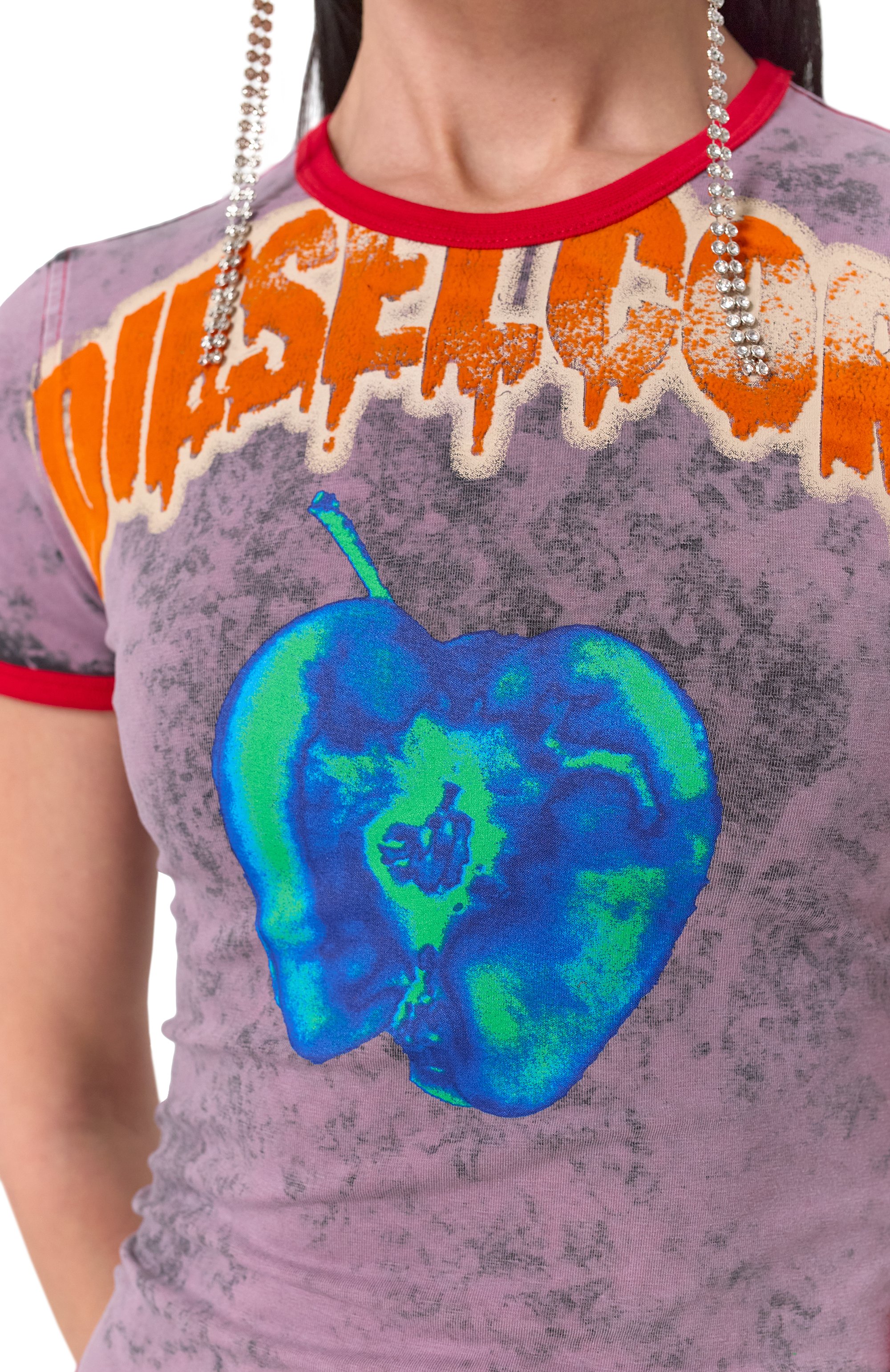 Хлопковый топ DIESEL, арт. A16825/0JQAU, фото 5