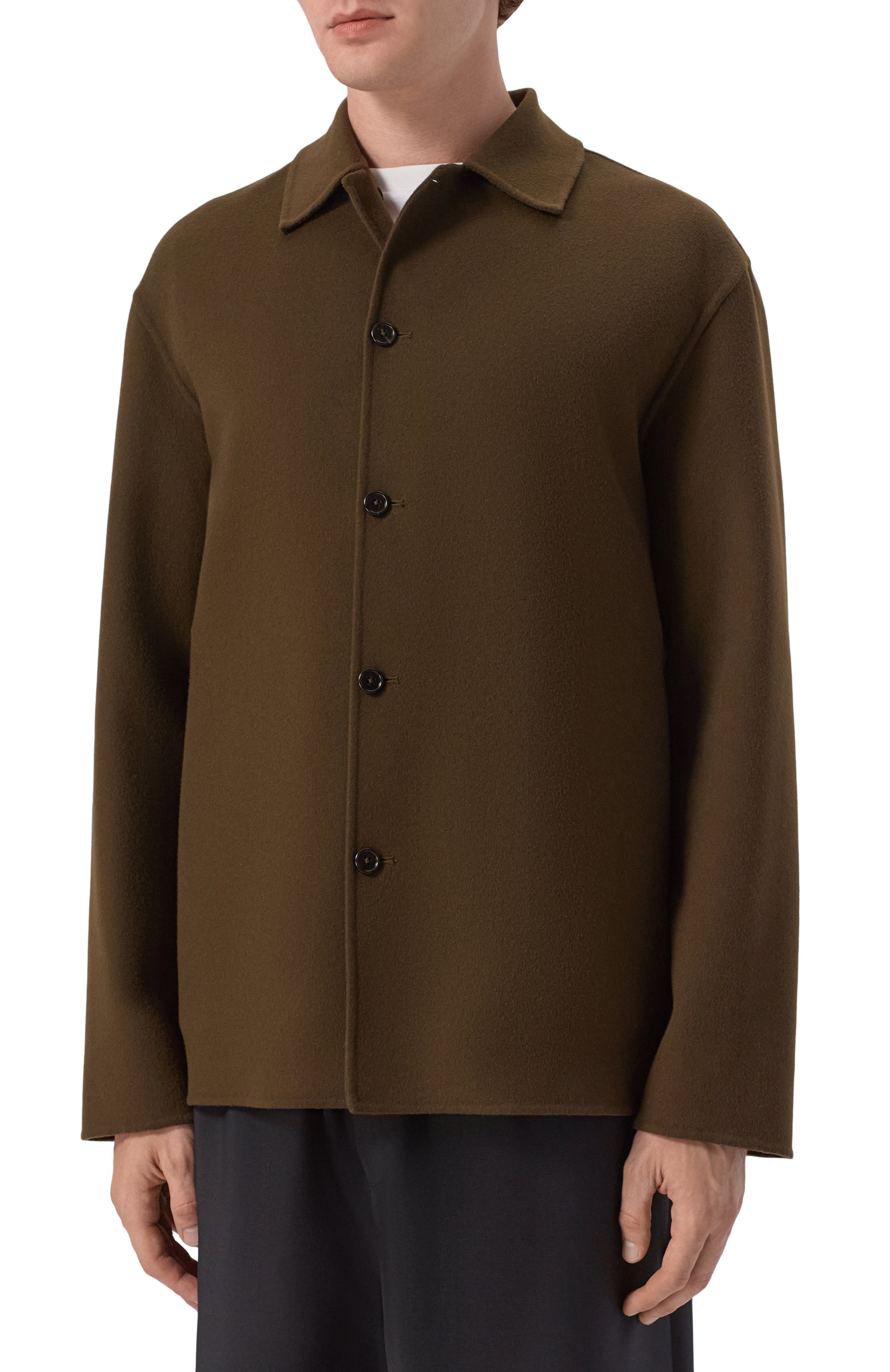 Куртка-рубашка из шерсти и кашемира JIL SANDER, арт. J22SW0139/J40342, фото 3