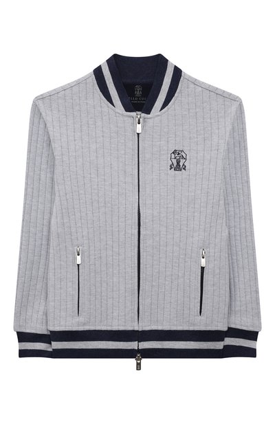 Хлопковая толстовка BRUNELLO CUCINELLI, арт. BTU20E129B, фото 1