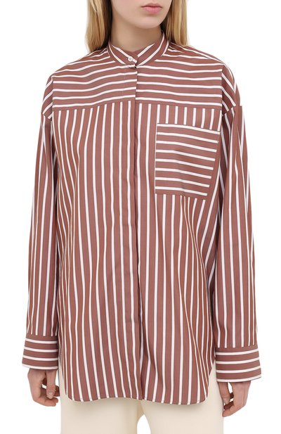 Хлопковая рубашка MSGM, арт. 2943MDE02 207602, фото 3
