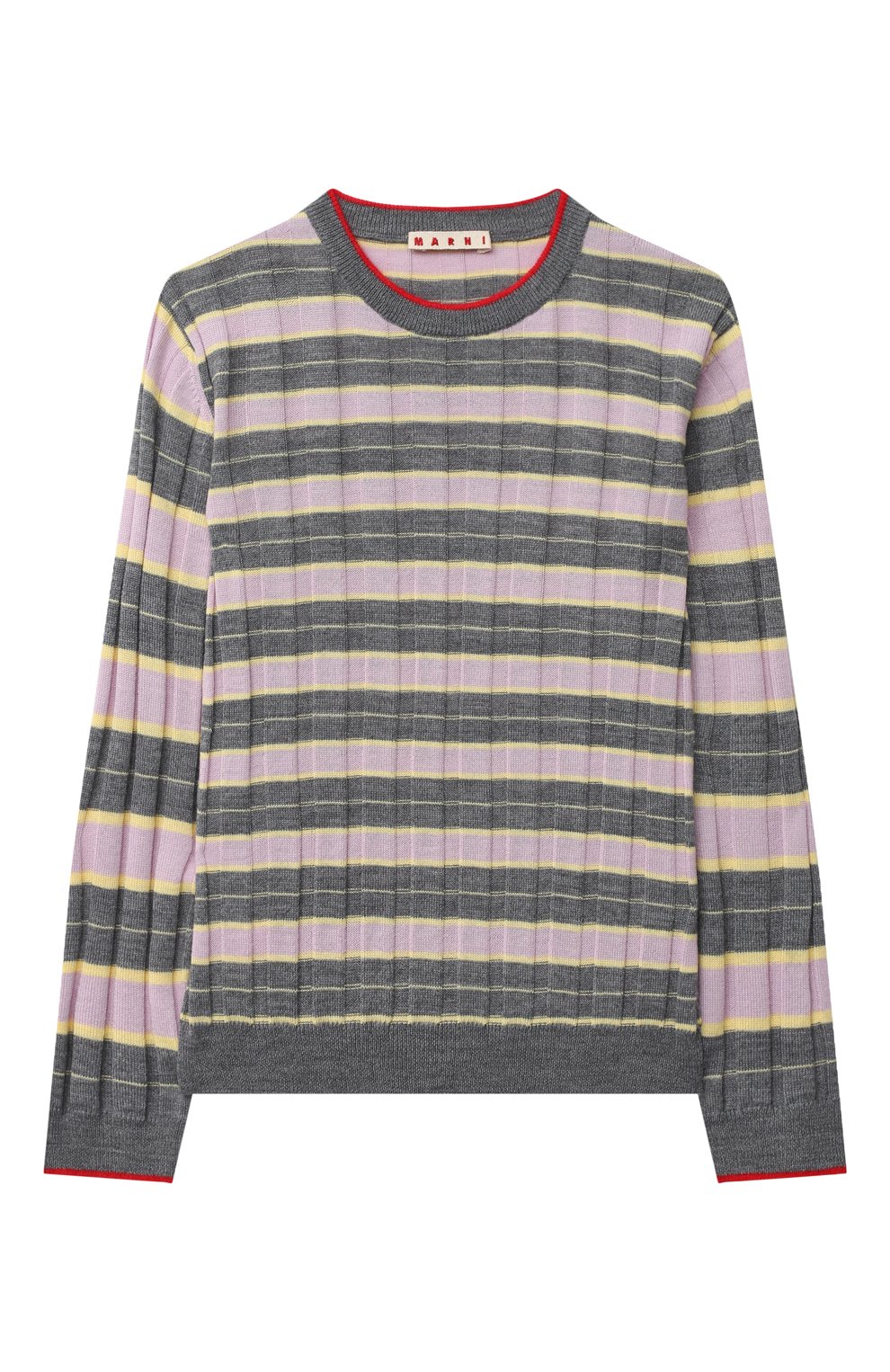 Пуловер MARNI серого цвета по цене 16500 руб., арт. M002S7-M00I6, фото 1 Пуловер MARNI, арт. M002S7-M00I6, фото 1