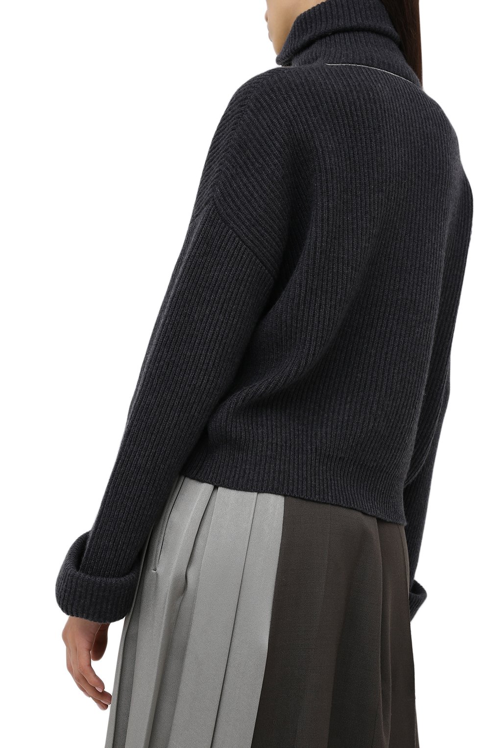 Кашемировый кардиган BRUNELLO CUCINELLI черного цвета по цене 350500 руб., арт. M12711006, фото 4 Кашемировый кардиган BRUNELLO CUCINELLI, арт. M12711006, фото 4