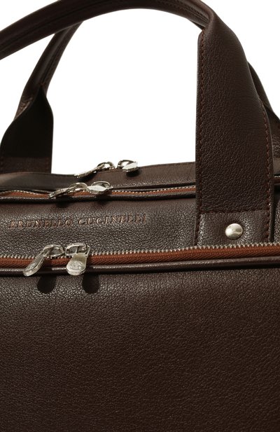 Сумка для ноутбука из кожи буйвола BRUNELLO CUCINELLI, арт. 221MBRXU391, фото 3