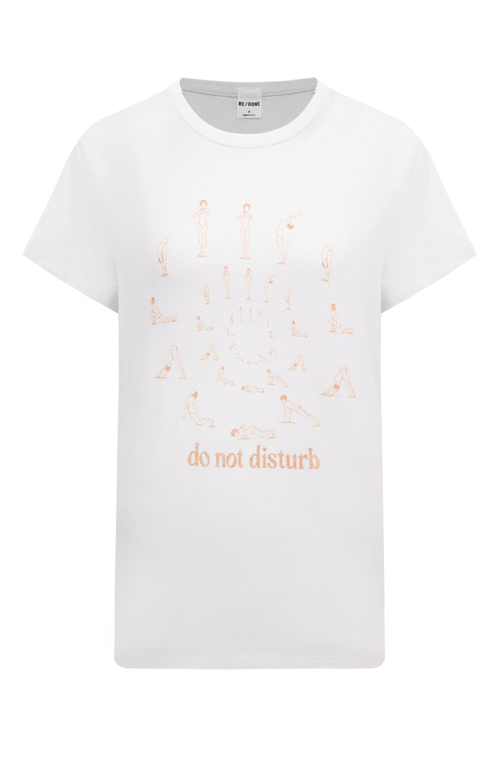 Хлопковая футболка RE/DONE, арт. 024-02W7LT001, фото 1