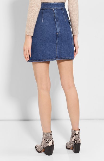 Джинсовая юбка NANUSHKA, арт. YEVA_INDIG0_DENIM, фото 4