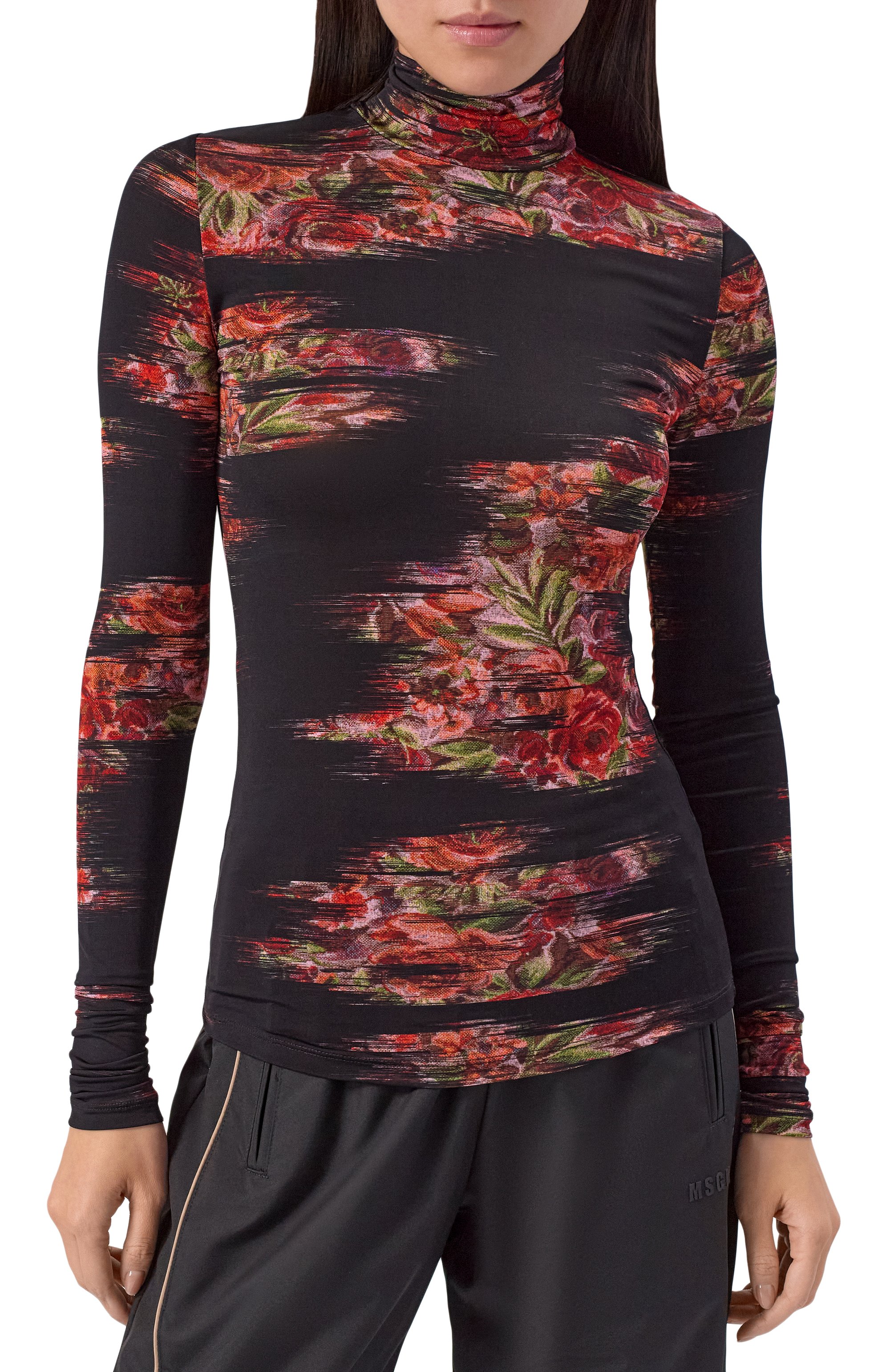 Водолазка из вискозы GANNI черного цвета по цене 23750 руб., арт. T4355, фото 3 Водолазка из вискозы GANNI, арт. T4355, фото 3