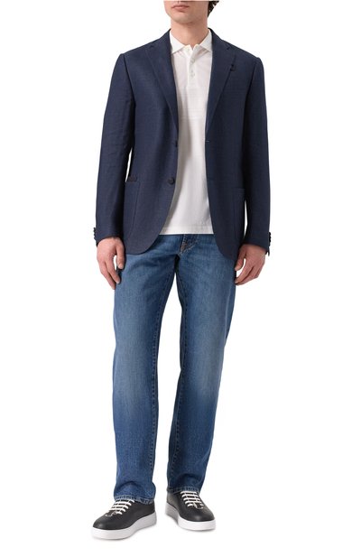 Пиджак изо льна и шерсти CORNELIANI, арт. 27XG67/2716941, фото 3