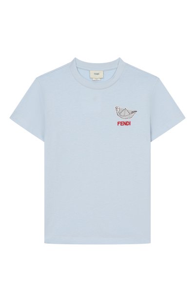Хлопковая футболка FENDI, арт. JMI517/7AJ_001
