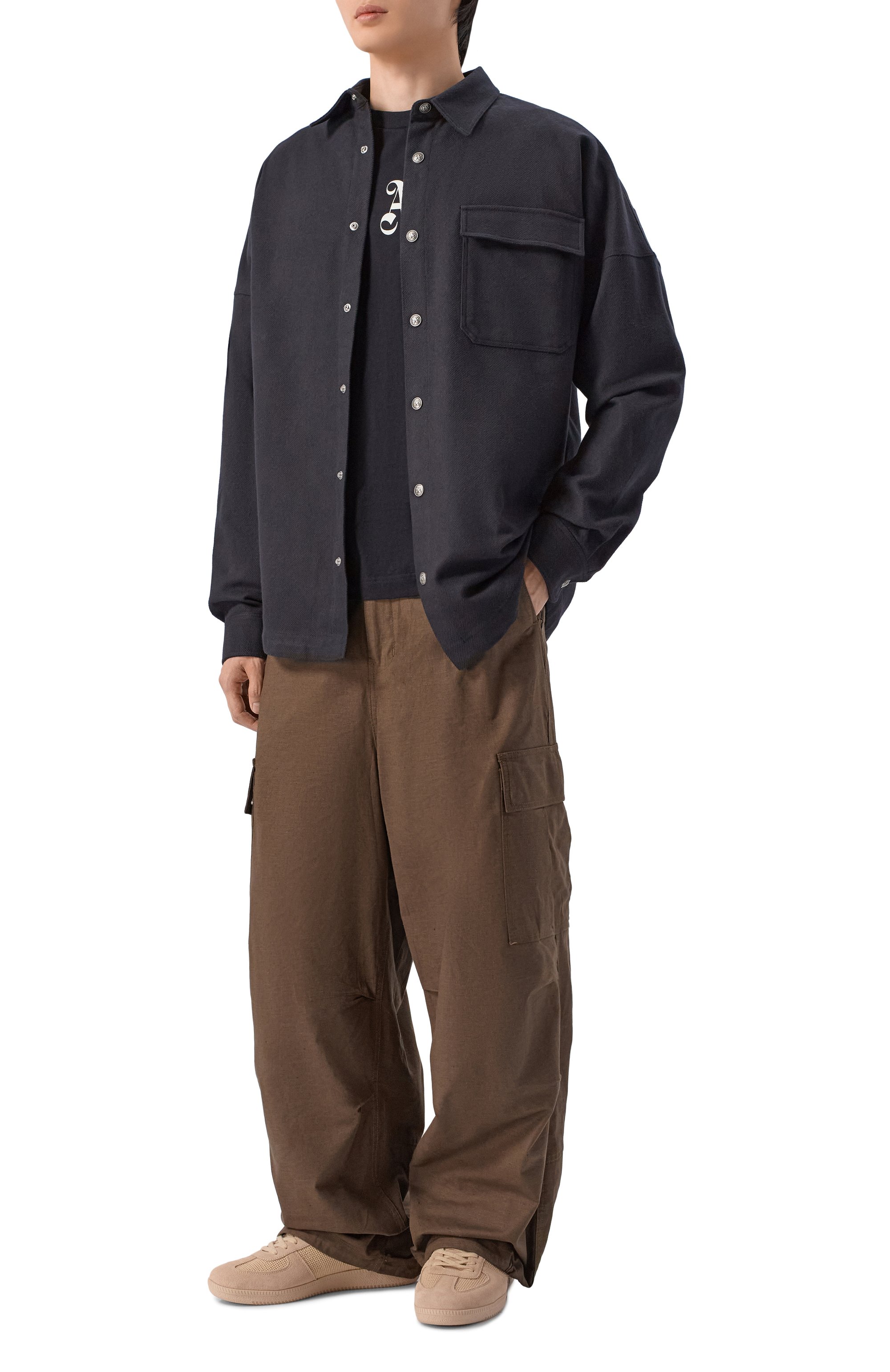 Хлопковая футболка PALM ANGELS, арт. PMAA109S26JER00G, фото 2