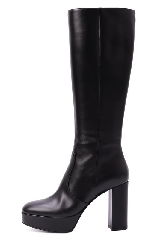 Кожаные сапоги Portree Gianvito Rossi G80177.70RIC.VGINER0 Чёрный  G80177.70RIC.VGINER0 Фото 4