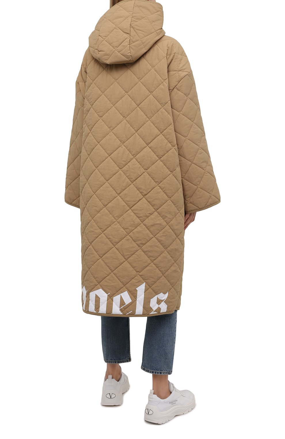 Стеганое пальто PALM ANGELS, арт. PWEA049F21FAB0016101, фото 4