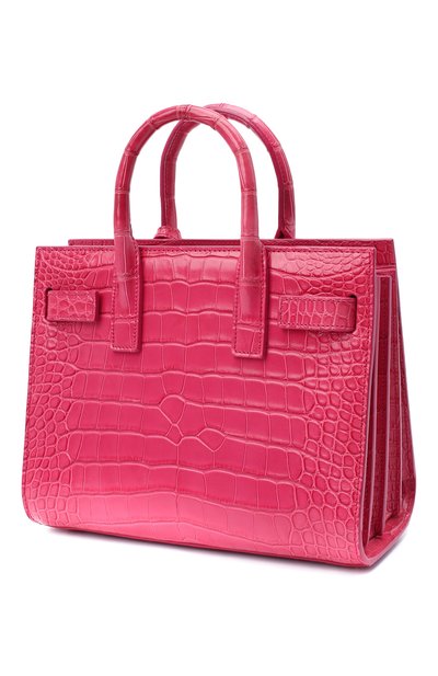 Сумка sac de jour из кожи крокодила SAINT LAURENT, арт. 340778/E5V0K, фото 3