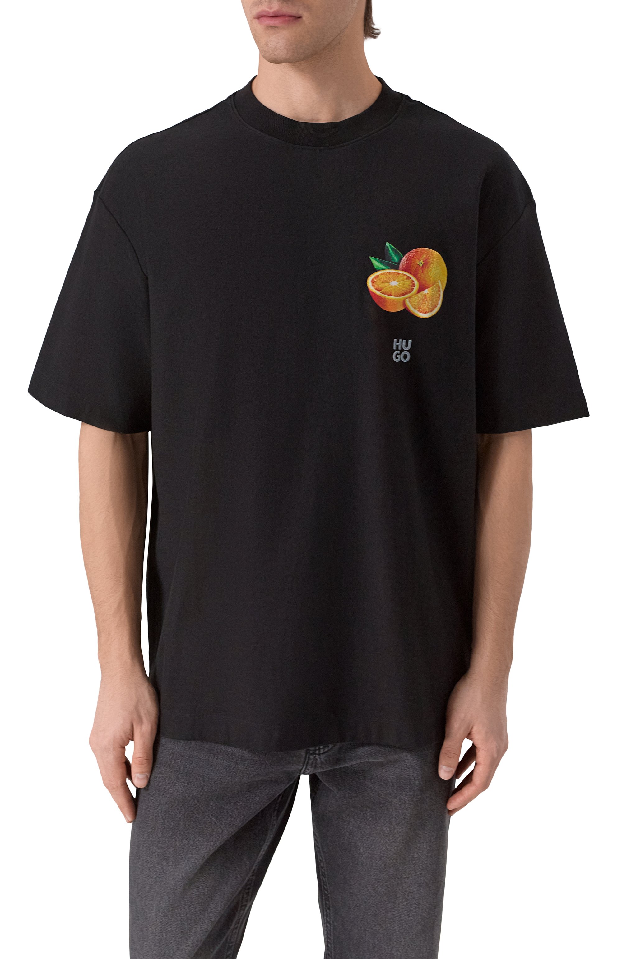 Хлопковая футболка HUGO, арт. 50537576, фото 4