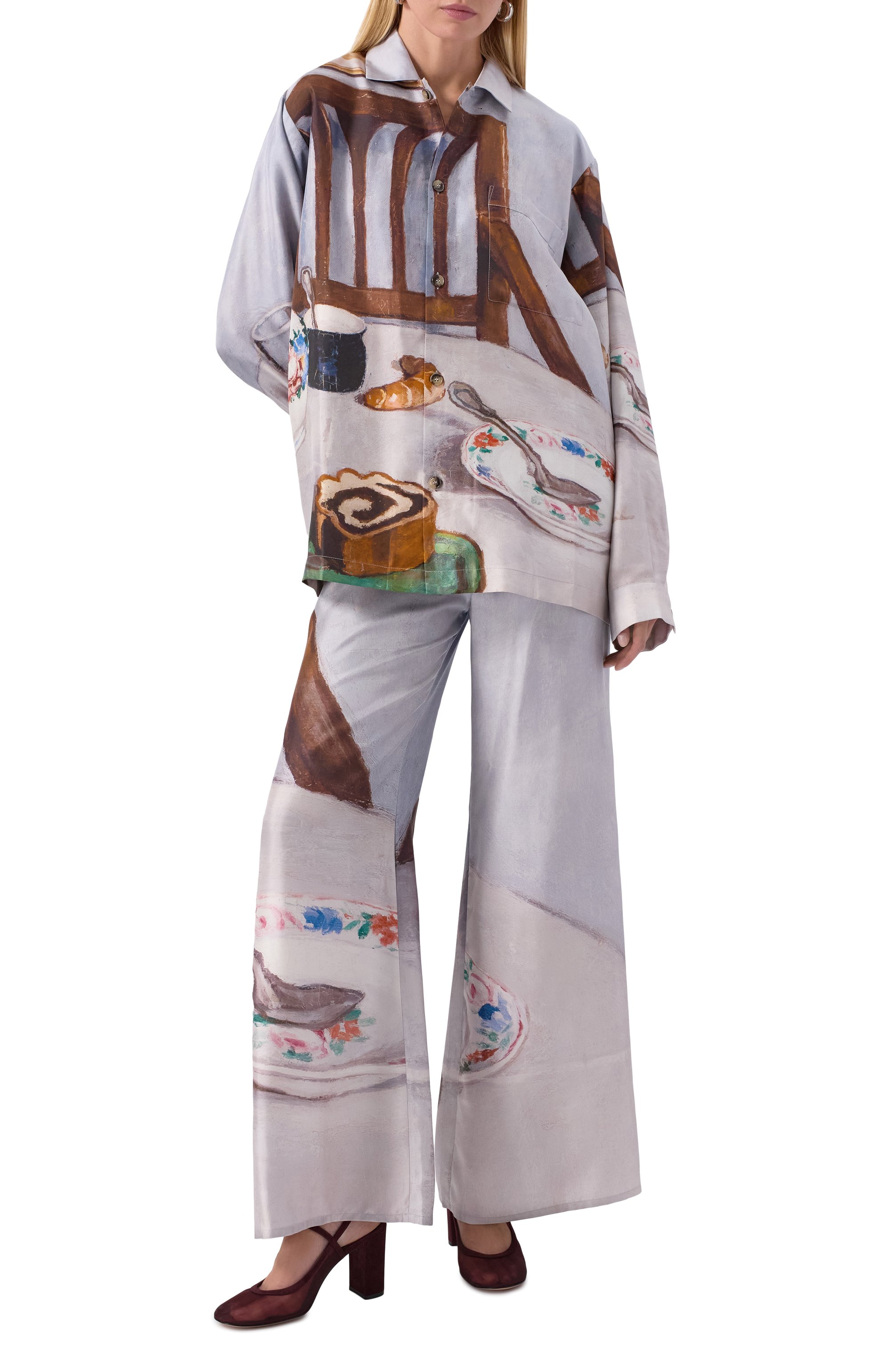 Комбинированные туфли francoise GIANVITO ROSSI, арт. G95584.85RIC.RSCRYRY, фото 2