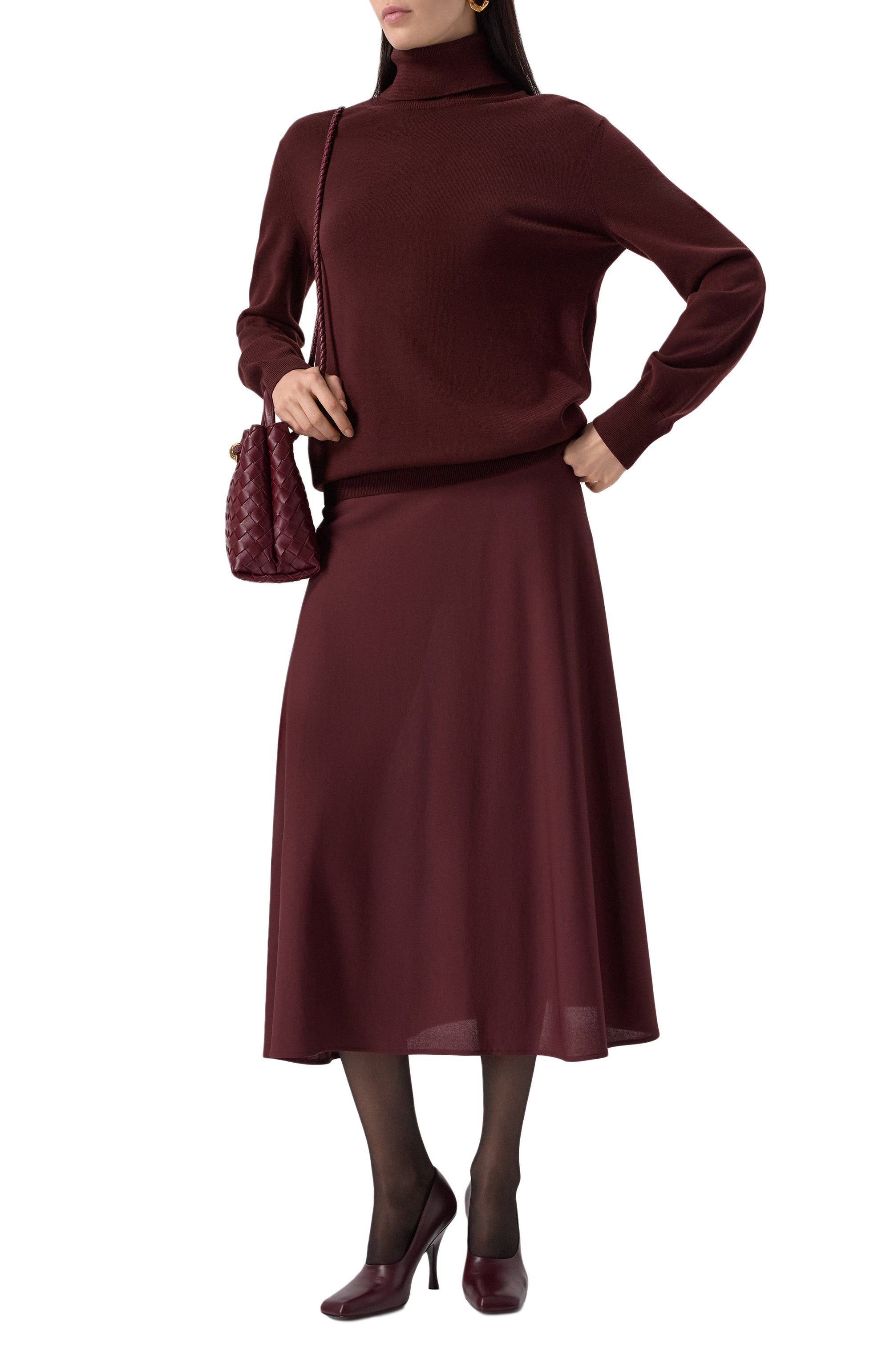 Юбка из вискозы JIL SANDER, арт. J04MA0103/J65016, фото 2