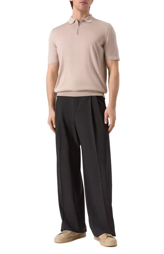 Замшевые кеды Strobel Portofino Light Dolce & Gabbana CS2324/A9T67 Бежевый  CS2324/A9T67 Фото 2