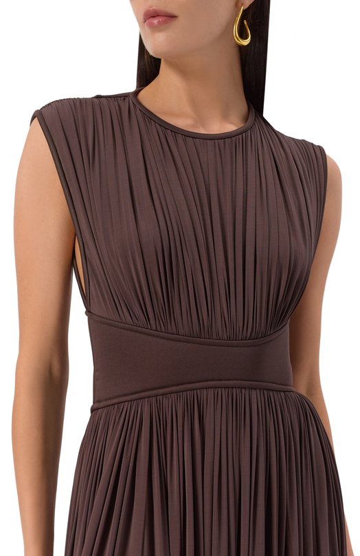 Платье из вискозы Zimmermann 4364DS251 Коричневый  4364DS251 Фото 5