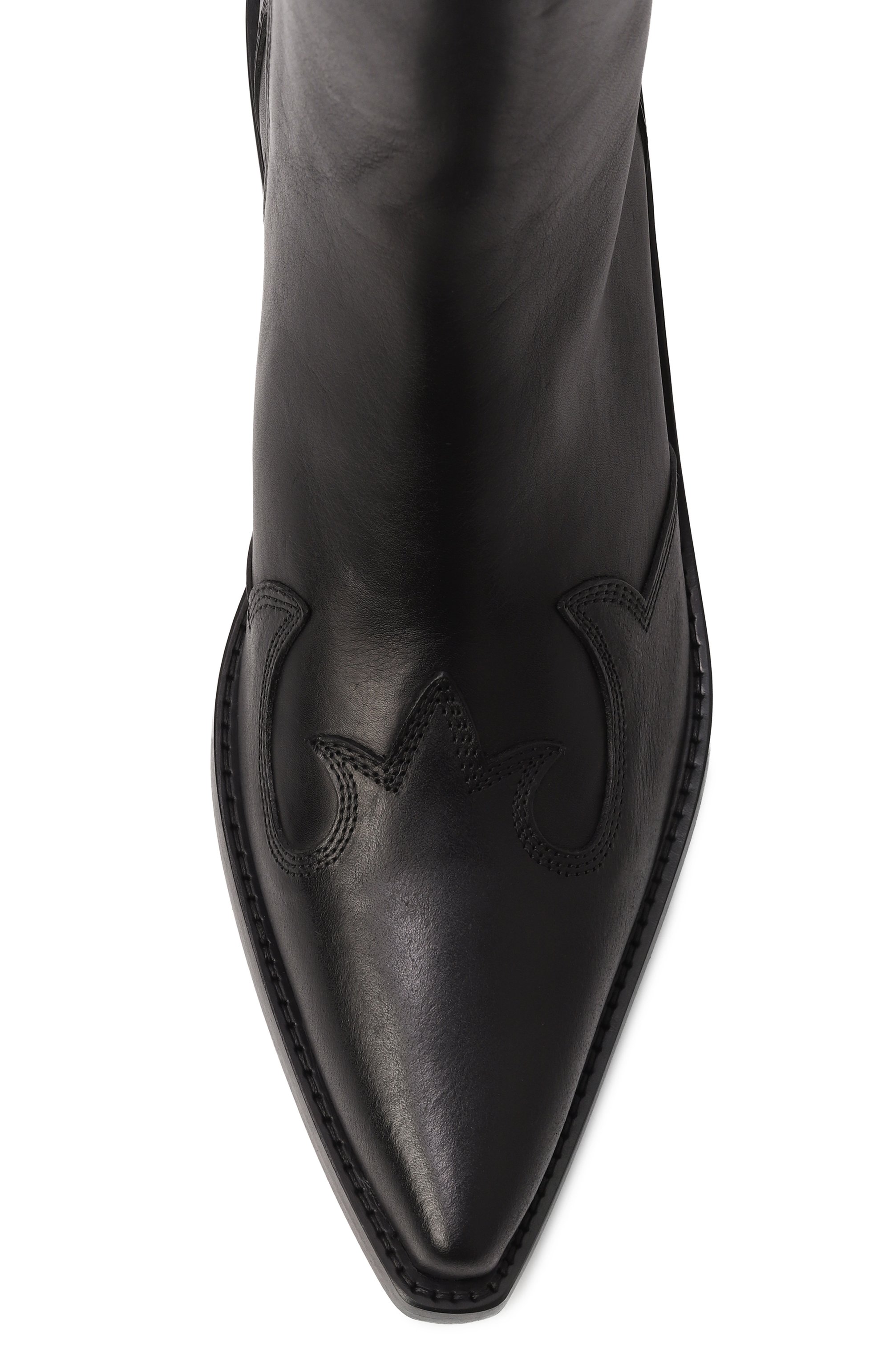 Кожаные казаки ANN DEMEULEMEESTER, арт. B0013370/LT168, фото 6