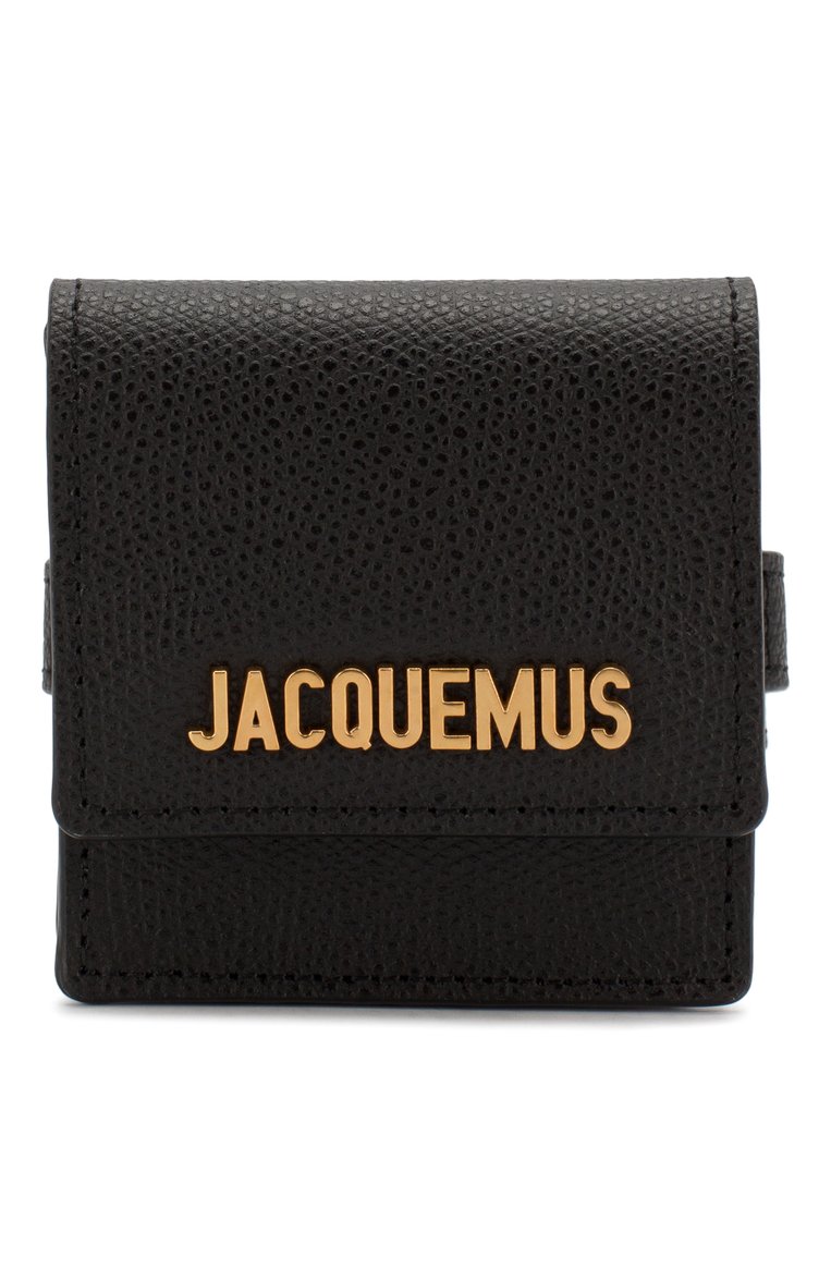Женская сумка le sac JACQUEMUS черного цвета, арт. 194BA01/82100 | Фото 1 (Материал: Натуральная кожа; Размер: mini; Сумки-технические: Сумки через плечо; Драгоценные камни: Проставлено; Материал сплава: Проставлено)