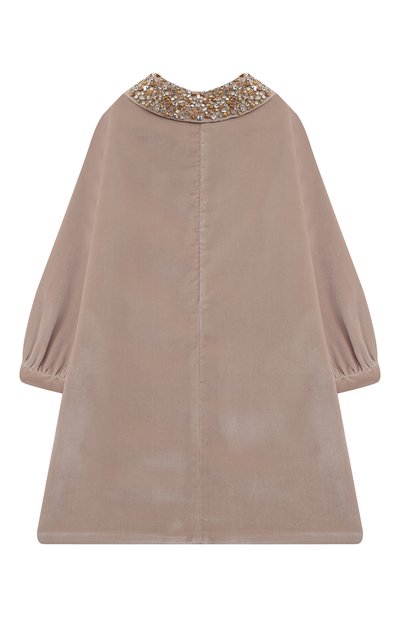 Бархатное платье IL GUFO, арт. A24VL595V0016/5A-8A