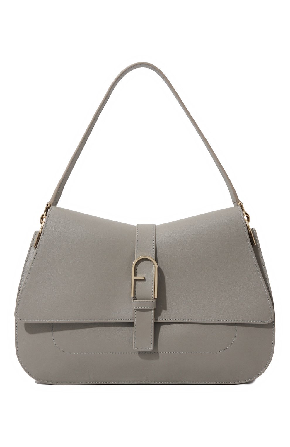 Сумка furla flow large FURLA серого цвета по цене 59500 руб., арт. WB01040/BX2045, фото 1 Сумка furla flow large FURLA, арт. WB01040/BX2045, фото 1
