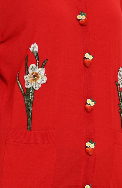 Шерстяной кардиган с декоративными пуговицами DOLCE & GABBANA, арт. FX054Z/JAVHM, фото 5