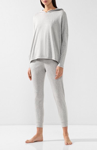 Худи из смеси хлопка и вискозы с капюшоном CALVIN KLEIN, арт. QS6120E, фото 2