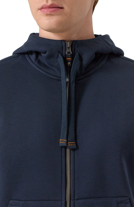 Хлопковая толстовка Parajumpers 25WMPMFLEY24 Синий  25WMPMFLEY24 Фото 5