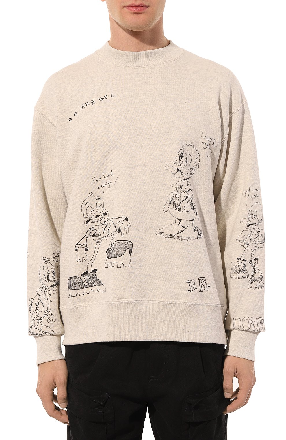Хлопковый свитшот DOMREBEL, арт. M QUACK SWEATHSHIRT/SWEATSHIRT, фото 3