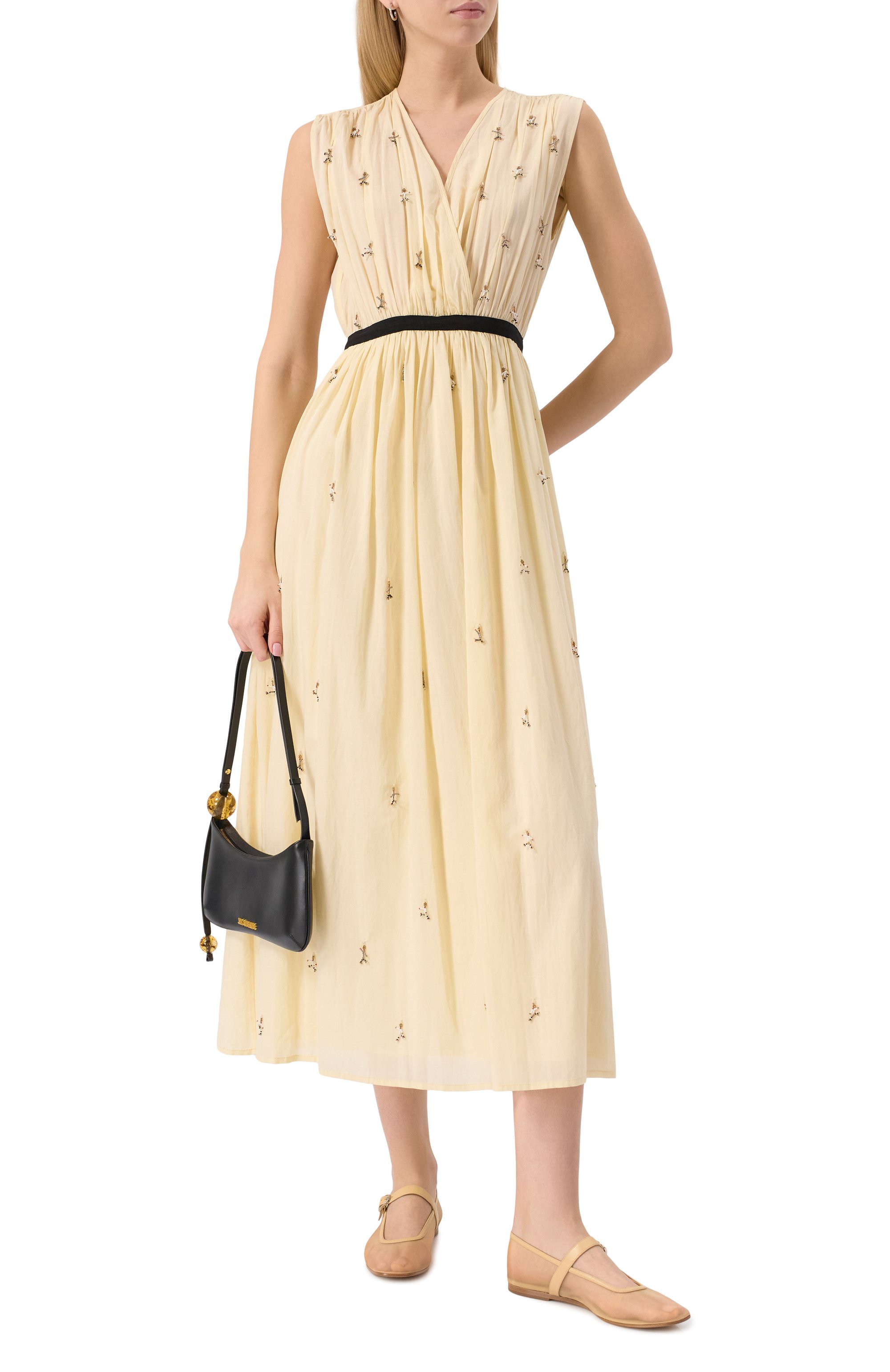 Текстильные балетки mary jane LE MONDE BERYL, арт. MRJ-MES-SAN, фото 2